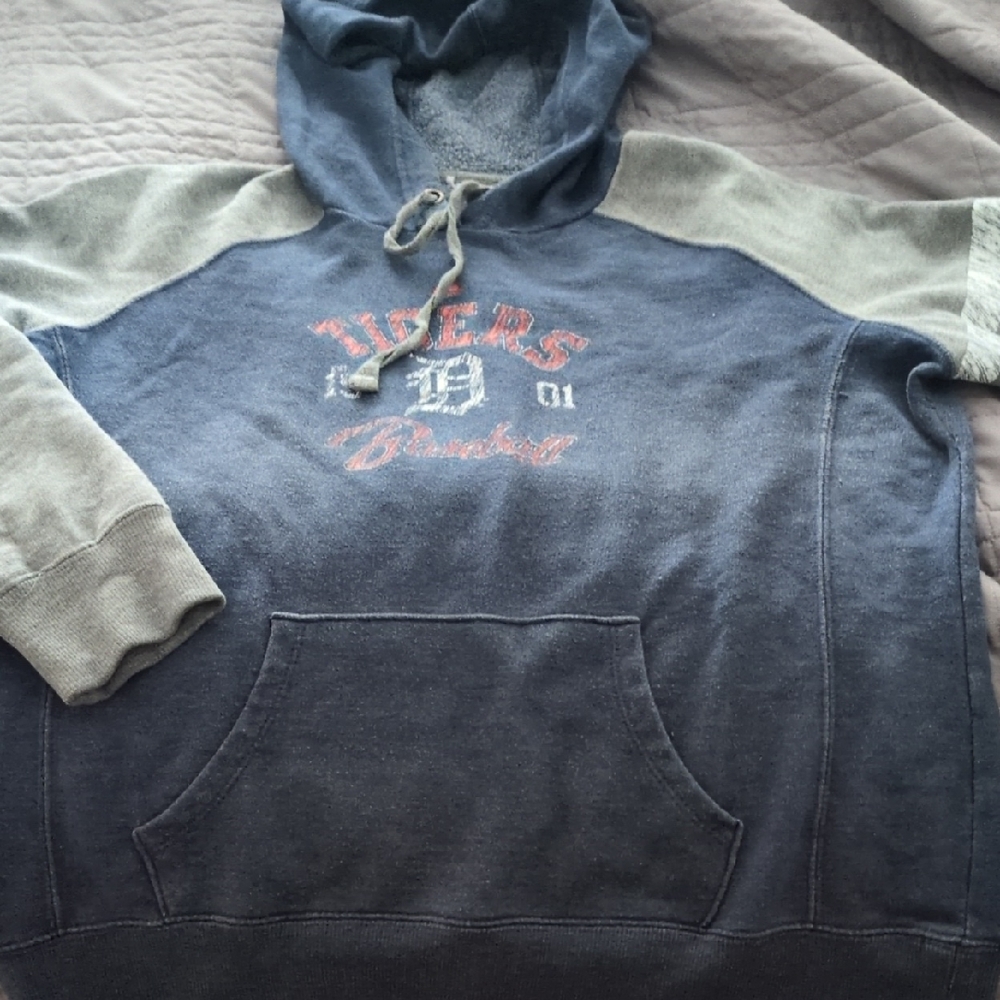 Majestic Blue and Gray Sweatshirt Hoodie